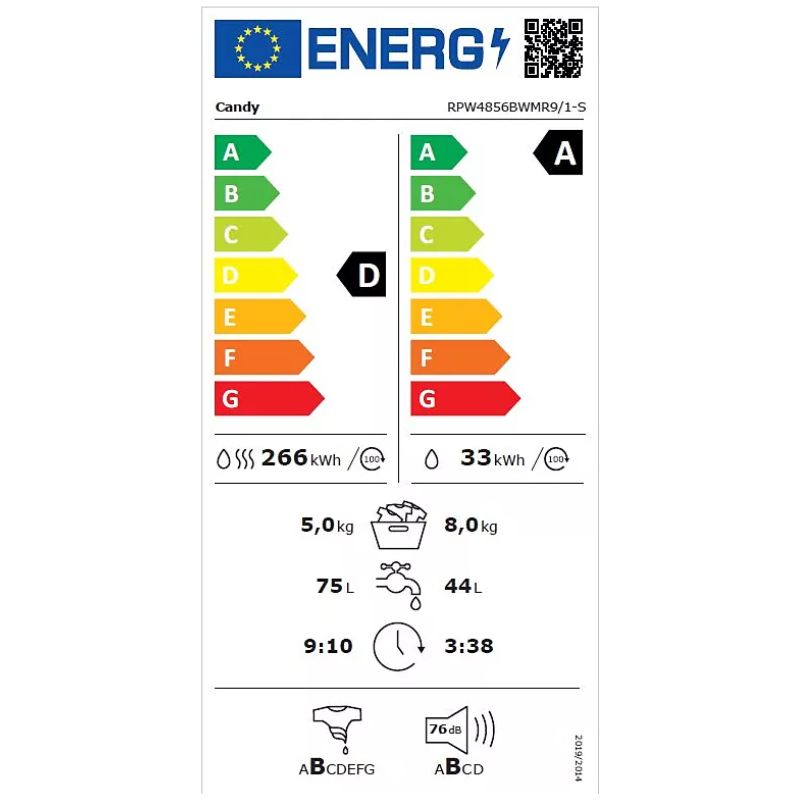 LAVE LINGE SECHANT 8-5KG