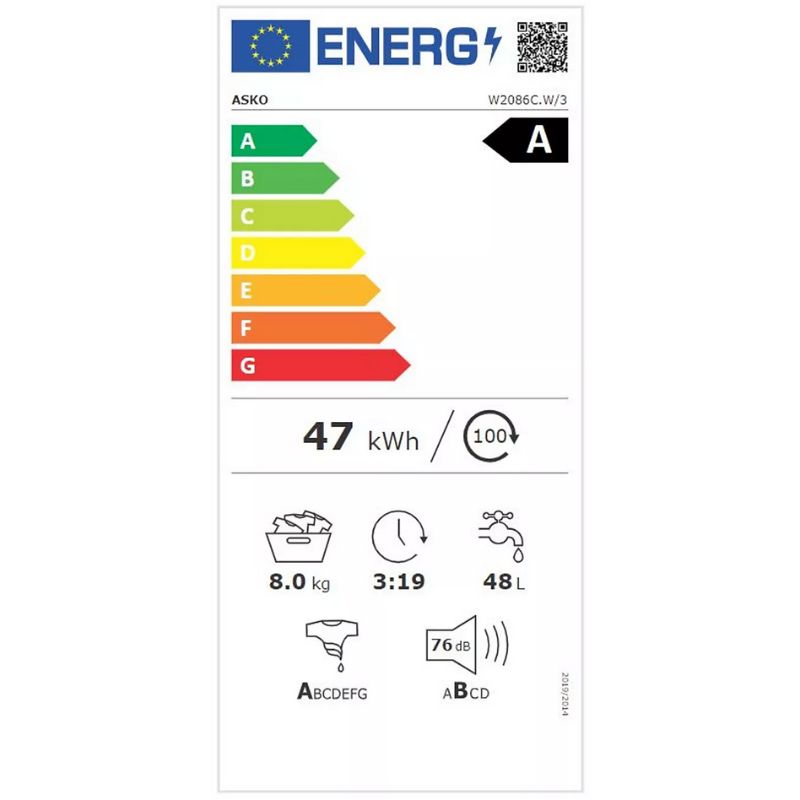 LAVE LINGE 8KG 1600TRS - A -