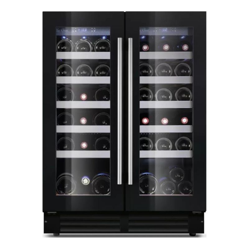 CAVE A VIN 2 ZONES 38 BOUTEILLES NOIRE