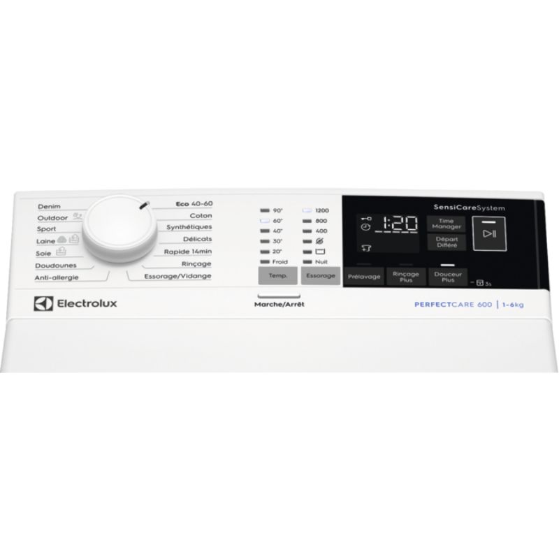 LAVE LINGE TOP 6KG 1200TRS CLASSE C