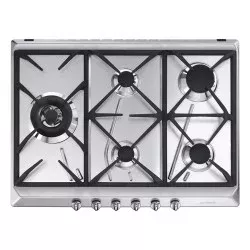 TABLE GAZ 5 FOYERS INOX