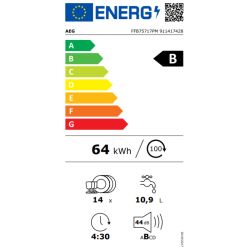 LAVE VAISSELLE FULL 14CVTS 44DB/toto