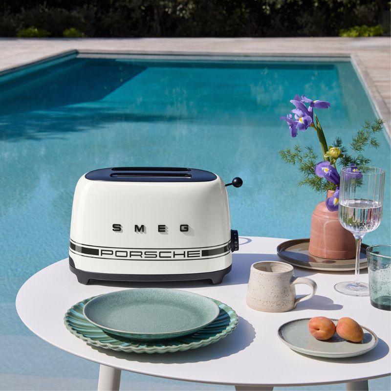 TOASTER 2 TRANCHES BLANC PORSCHE