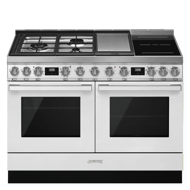 PIANO DE CUISSON 120CM "Portofino" blanc