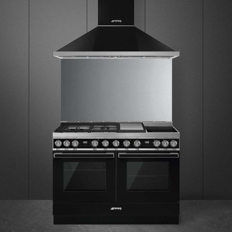 PIANO DE CUISSON 120CM "Portofino" noir
