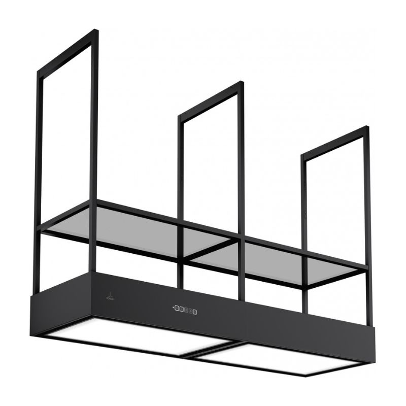 HOTTE ILÔT ART DECO 160 NOIR MAT