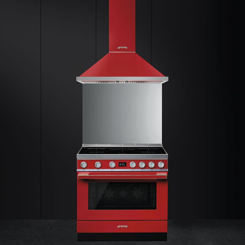CENTRE DE CUISSON PORTOFINO 90CM Rouge