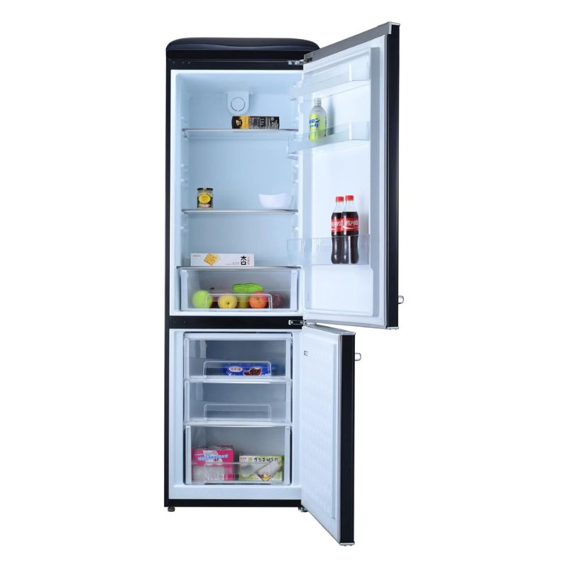 REFRIGERATEUR COMBINE VINTAGE 310L NOIR