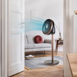 VENTILATEUR SUR PIED 9 PALES BOIS/toto