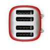 TOASTER 4 TRANCHES ROUGE/toto