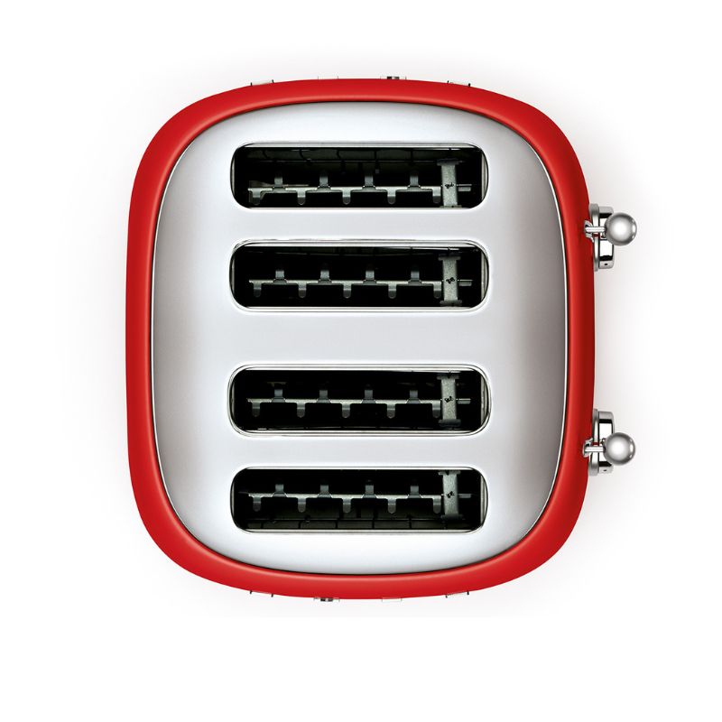 TOASTER 4 TRANCHES ROUGE