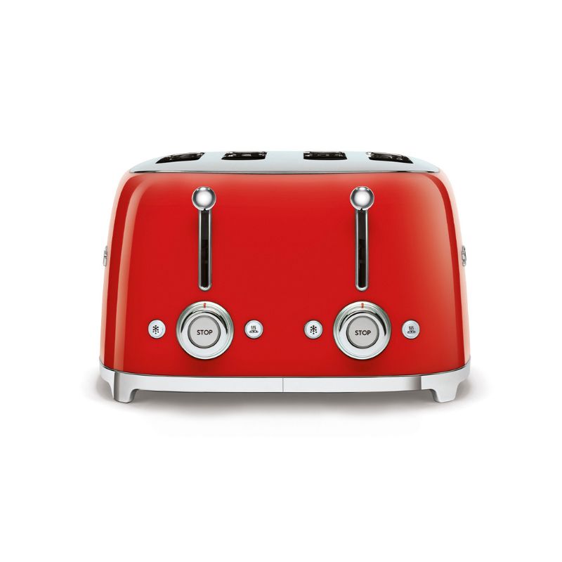 TOASTER 4 TRANCHES ROUGE