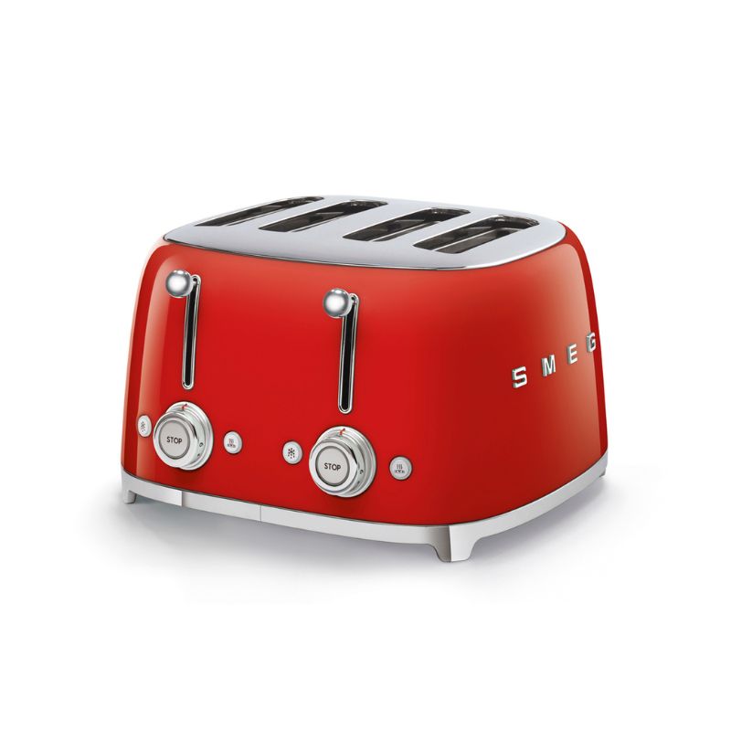 TOASTER 4 TRANCHES ROUGE