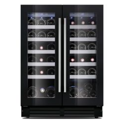 CAVE A VIN 2 ZONES 38 BOUTEILLES NOIRE