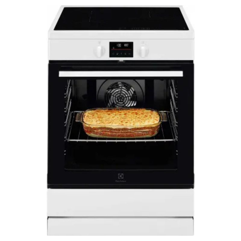 CUISINIERE INDUCTION 3 FOYERS 60CM BLANC