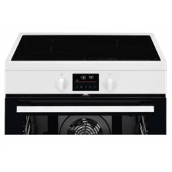CUISINIERE INDUCTION 3 FOYERS 60CM BLANC