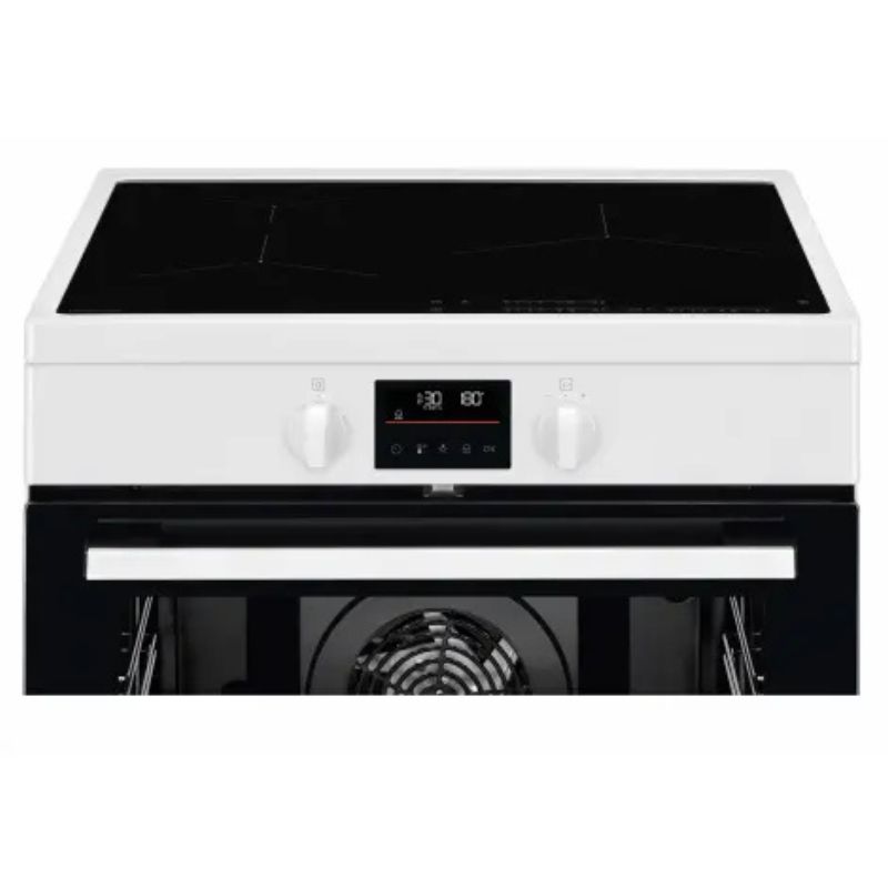 CUISINIERE INDUCTION 3 FOYERS 60CM BLANC