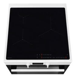 CUISINIERE INDUCTION 3 FOYERS 60CM BLANC