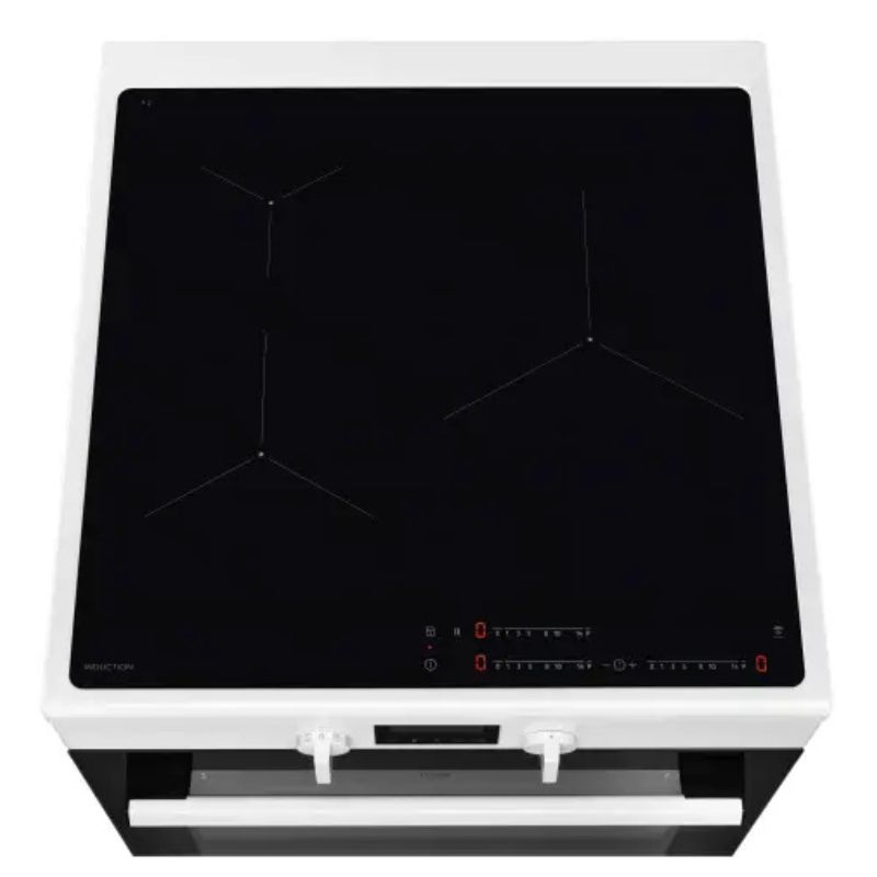 CUISINIERE INDUCTION 3 FOYERS 60CM BLANC