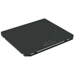 PLAQUE INDUCTION 3 FOYERS 60CM