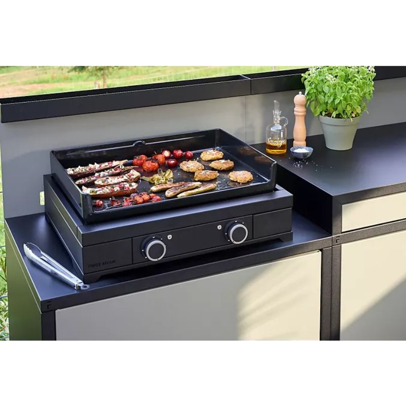 PLANCHA GAZ MODERN 60 CM ANTHRACITE