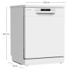 LAVE VAISSELLE 60 CM 46DB BLANC/toto