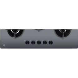 PLAQUE DE CUISSON GAZ 5 FOYERS GRISE/toto