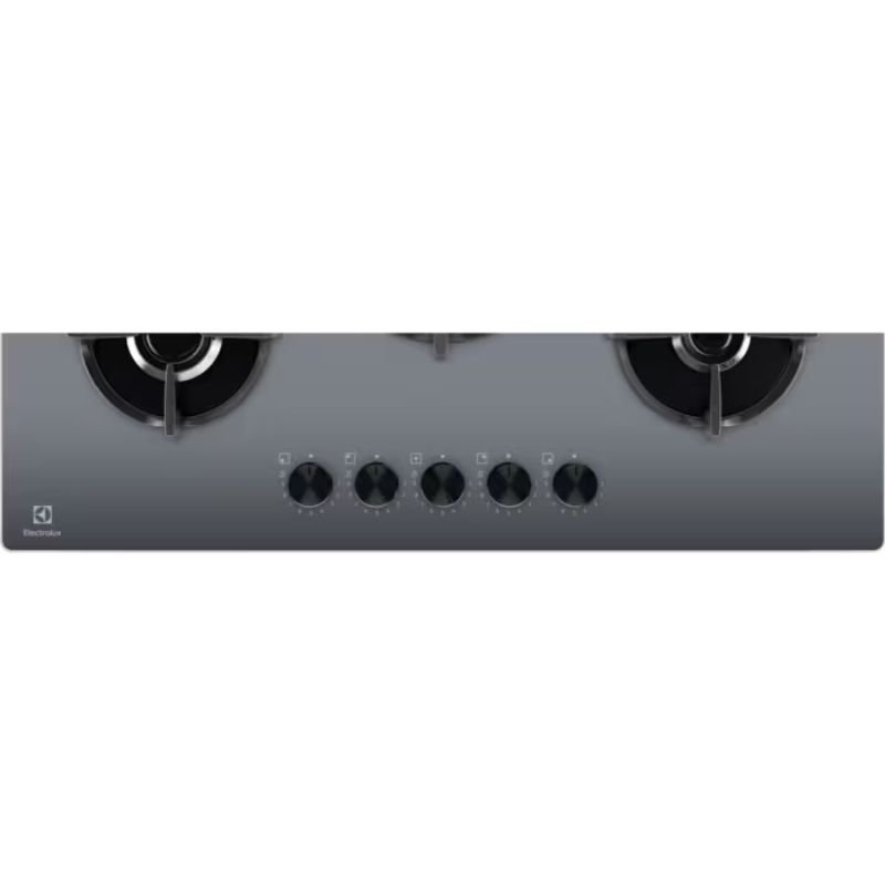 PLAQUE DE CUISSON GAZ 5 FOYERS GRISE