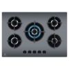 PLAQUE DE CUISSON GAZ 5 FOYERS GRISE/toto