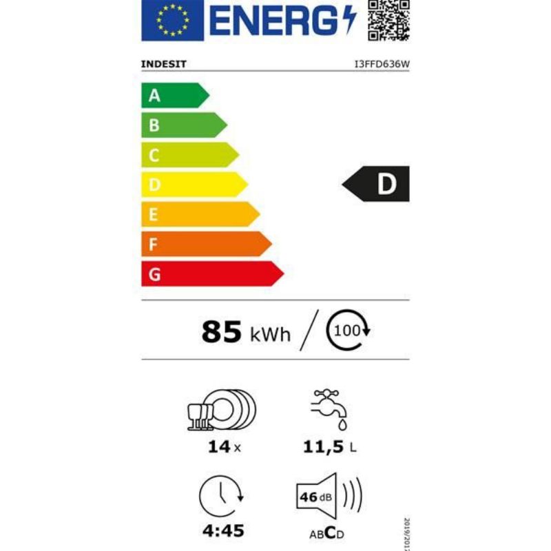 LAVE VAISSELLE 14CVTS - 46DB - BLANC - D