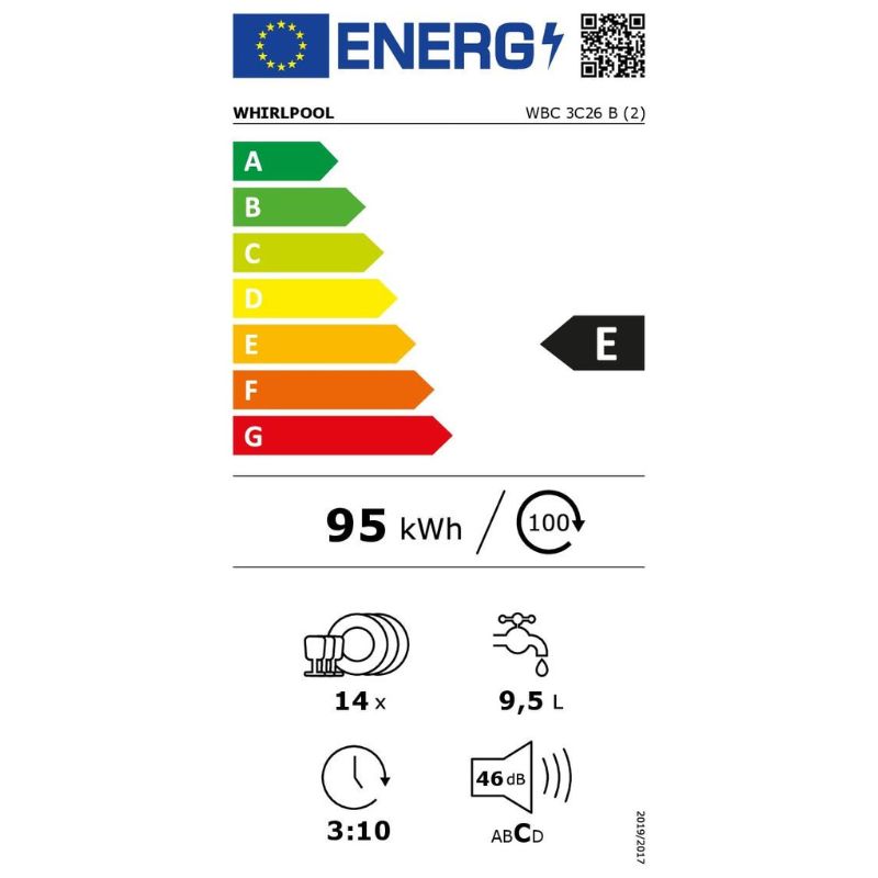 LAVE VAISSELLE 14CVTS 46DB NOIR
