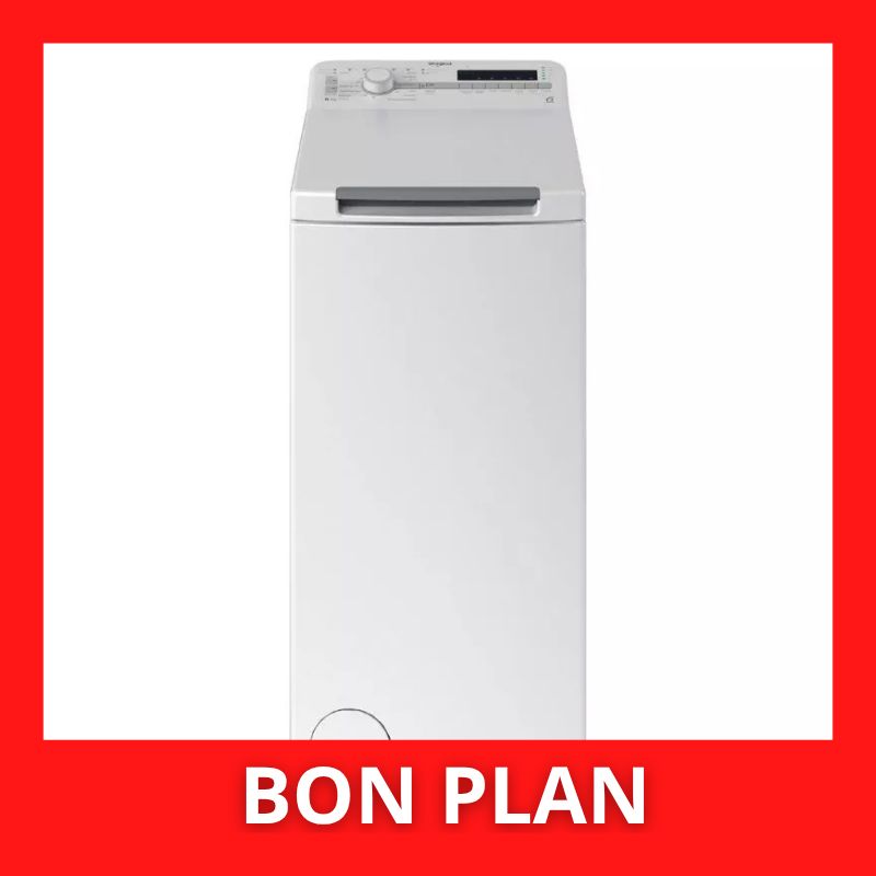 Lave-linge top WHIRLPOOL TDLR6242SFR/N