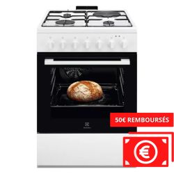 Cuisinière mixte ELECTROLUX LKM624022W