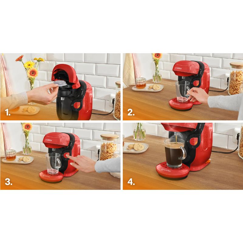 CAFETIERE TASSIMO ROUGE