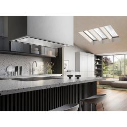 HOTTE DE PLAFOND AQUA 900mm INOX KL/toto