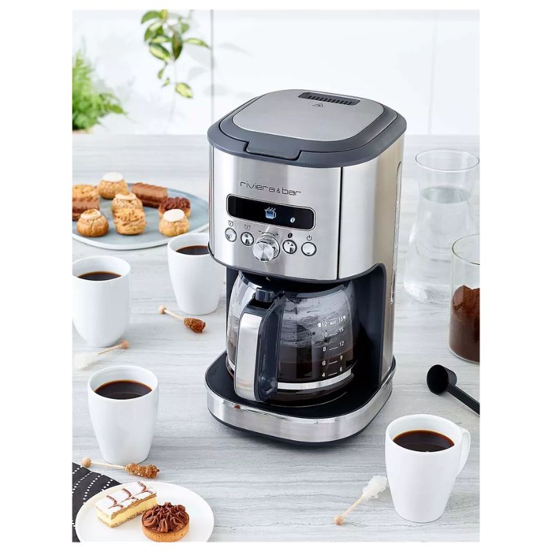 CAFETIERE FILTRE PROGRAMMABLE INOX 1,8 L