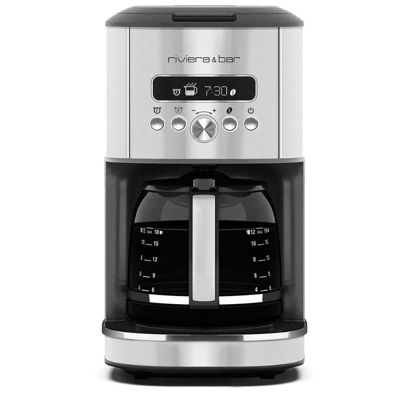 CAFETIERE FILTRE PROGRAMMABLE INOX 1,8 L