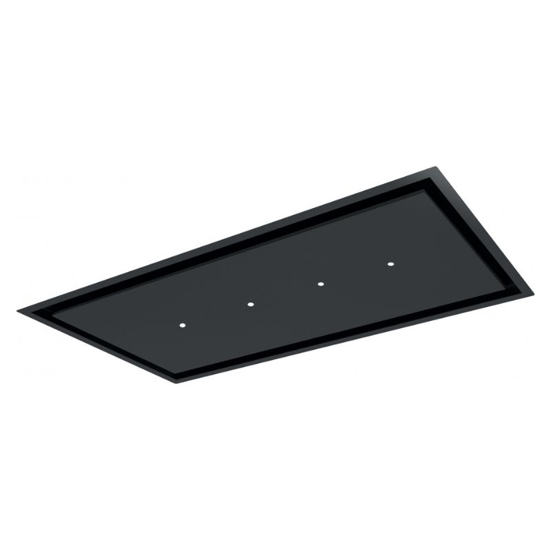 HOTTE DE PLAFOND AQUA 900MM NOIR MAT KL