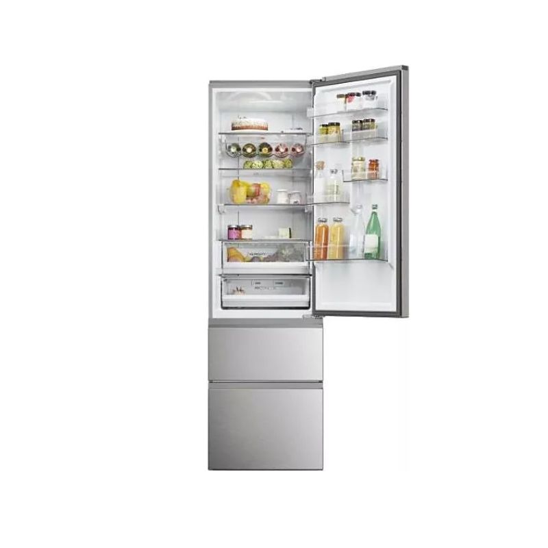REFRIGERATEUR COMBINE 3 PORTES INOX - D