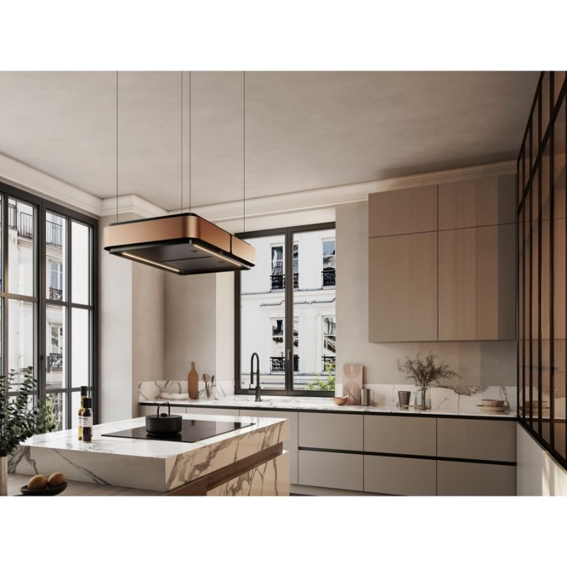 HOTTE IL?T CELESTE 800 NOIR CUIVRE
