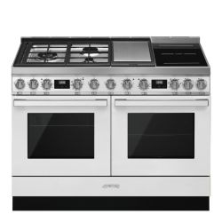 PIANO DE CUISSON 120CM "Portofino" blanc