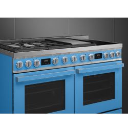 PIANO DE CUISSON 120CM "Portofino" BleuT/toto
