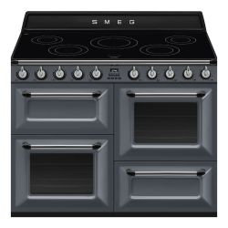 PIANO DE CUISSON INDUCTION 110CM GRIS