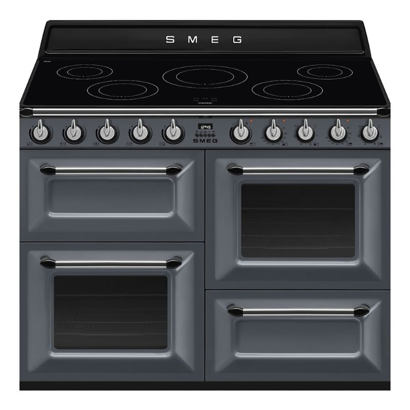 PIANO DE CUISSON INDUCTION 110CM GRIS