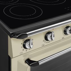PIANO DE CUISSON 90CM CREME INDUCTION/toto