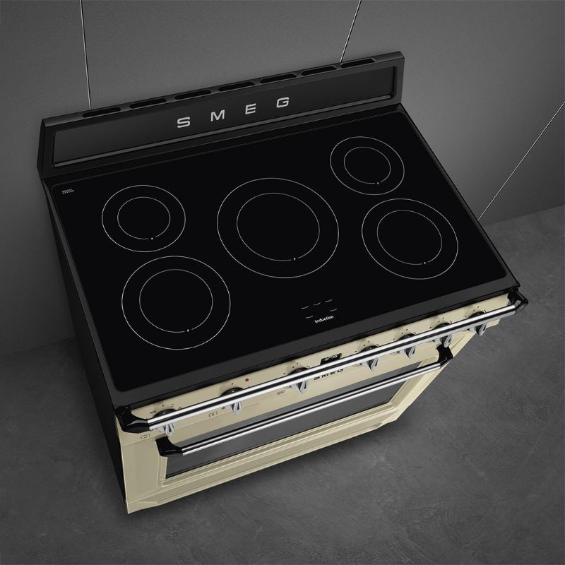 PIANO DE CUISSON 90CM CREME INDUCTION