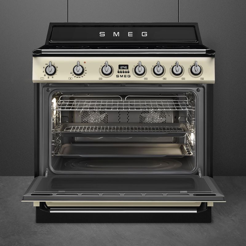 PIANO DE CUISSON 90CM CREME INDUCTION