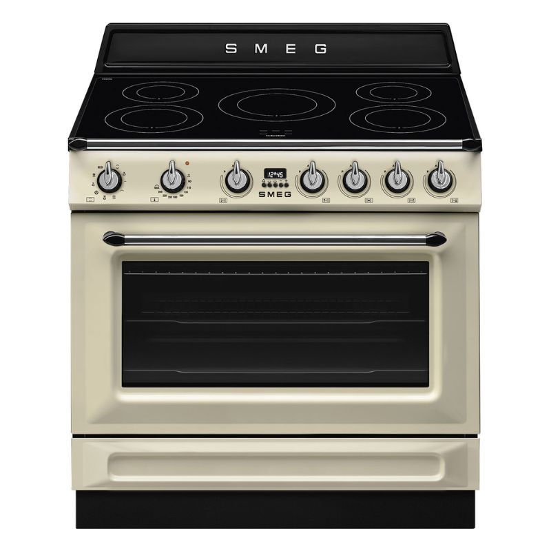 PIANO DE CUISSON 90CM CREME INDUCTION