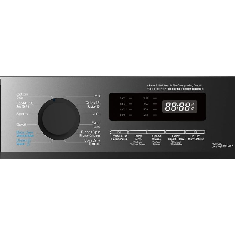 LAVE LINGE HUBLOT 7KG 1200TRS GRIS