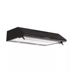 HOTTE CASQUETTE 60CM 2 MOTEURS NOIRE